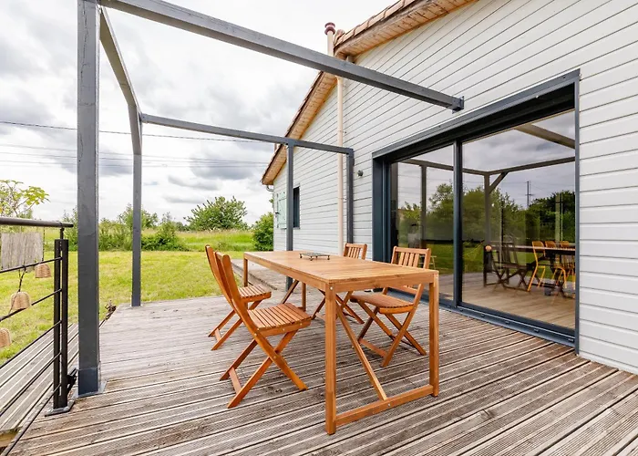 Maison En Bois Verte Vigne - Calme - Ecologique Дом отдыха Souel-et-Sarmases